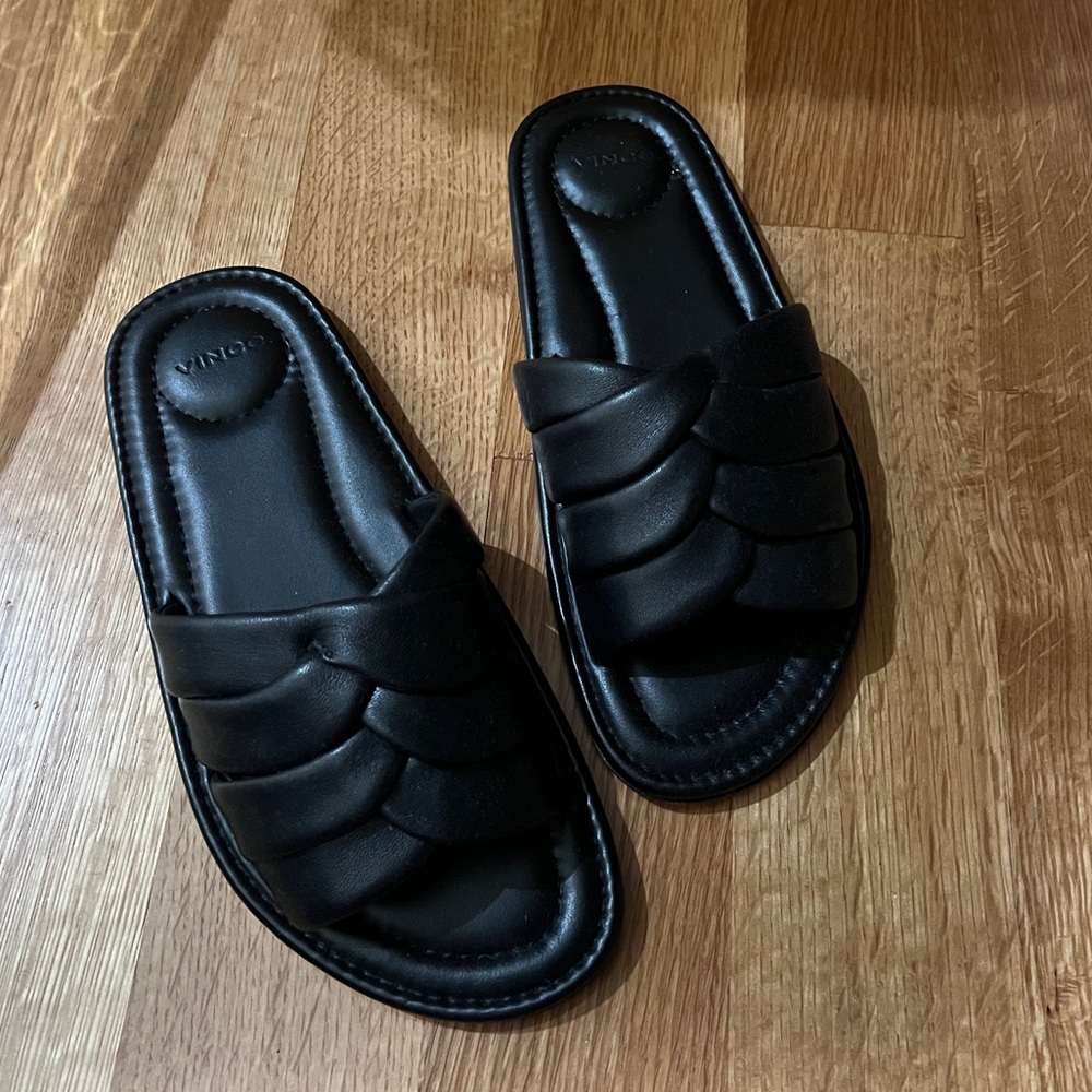 Vince Black Sandals